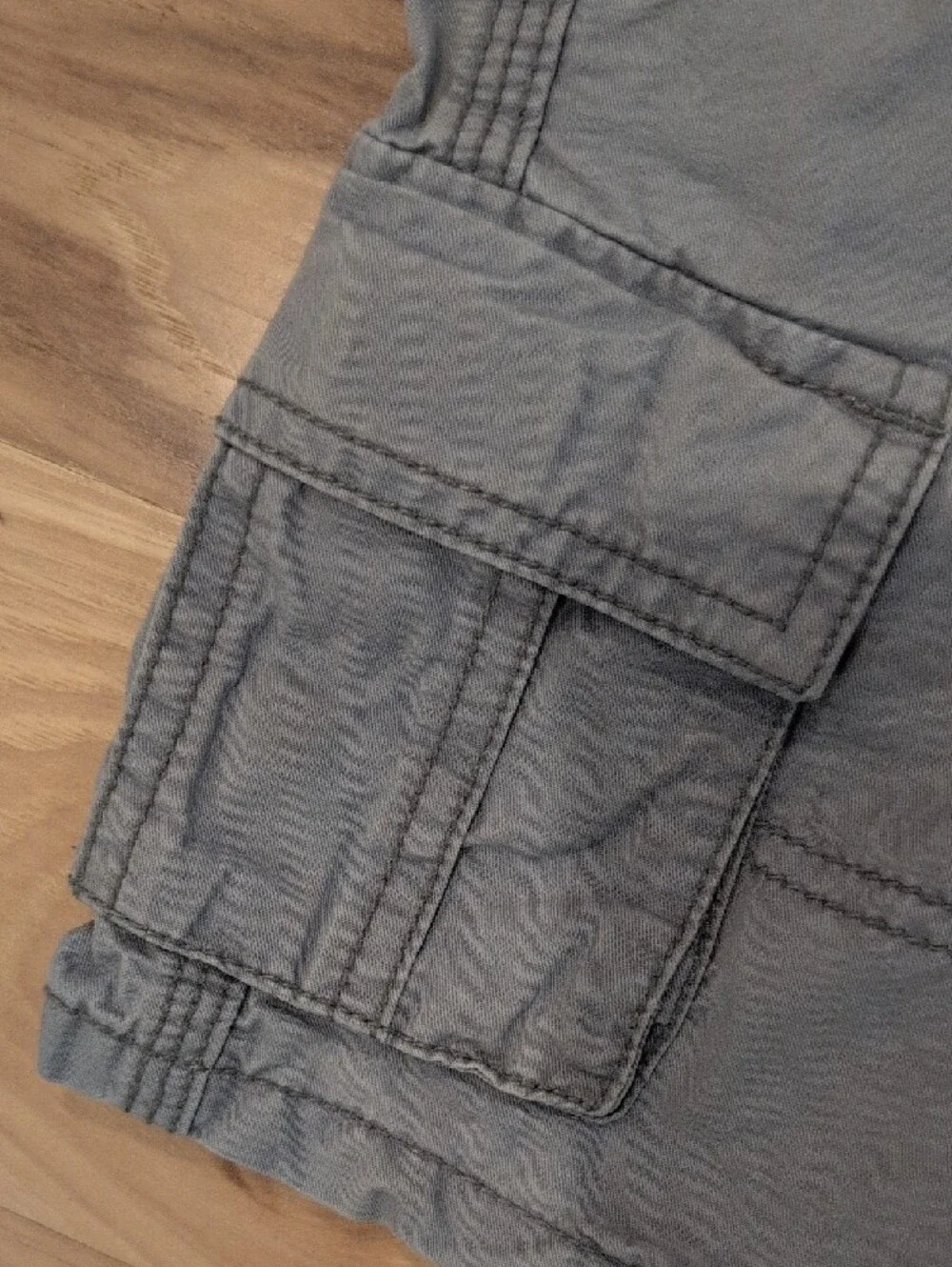 Gymboree Light Blue Cargo Shorts with Drawstring